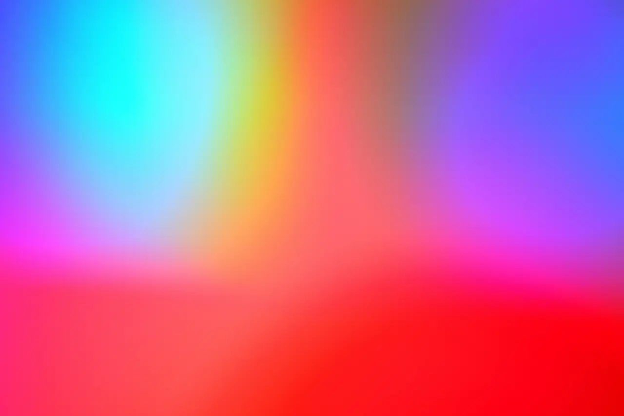 spectre lumineux coloré représentant diverses couleurs