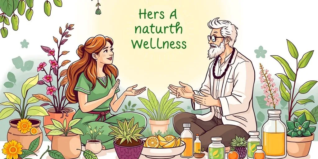 Naturothérapeute et naturopathe en discussion sur la santé.