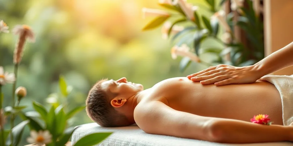 Massage ayurvédique pour le bien-être physique et mental.
