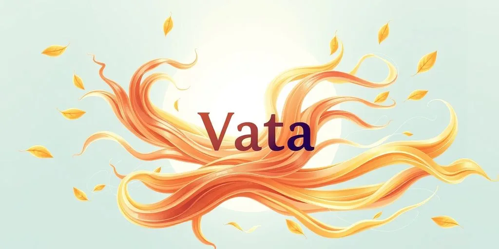 Illustration de l'énergie Vata en Ayurveda.