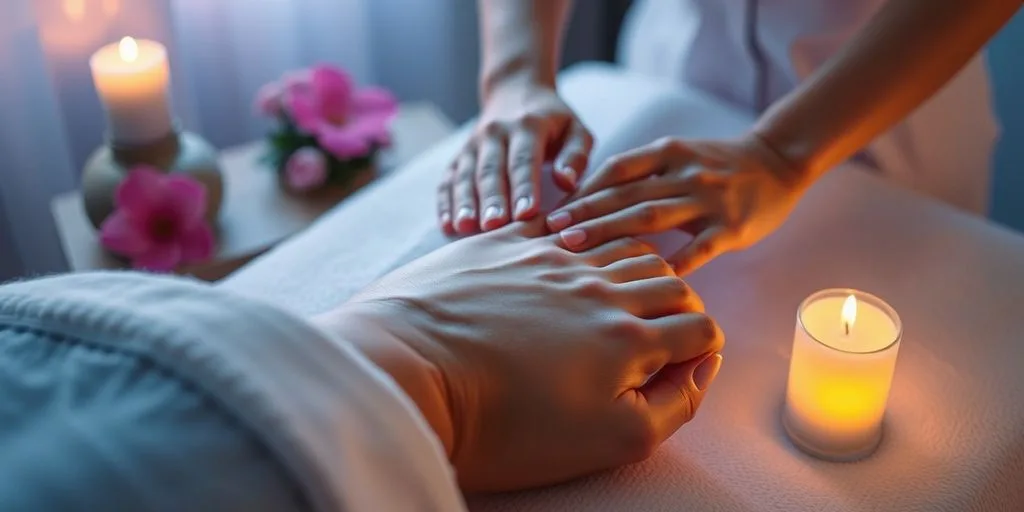 Massage réflexo pour le bien-être et la détente.