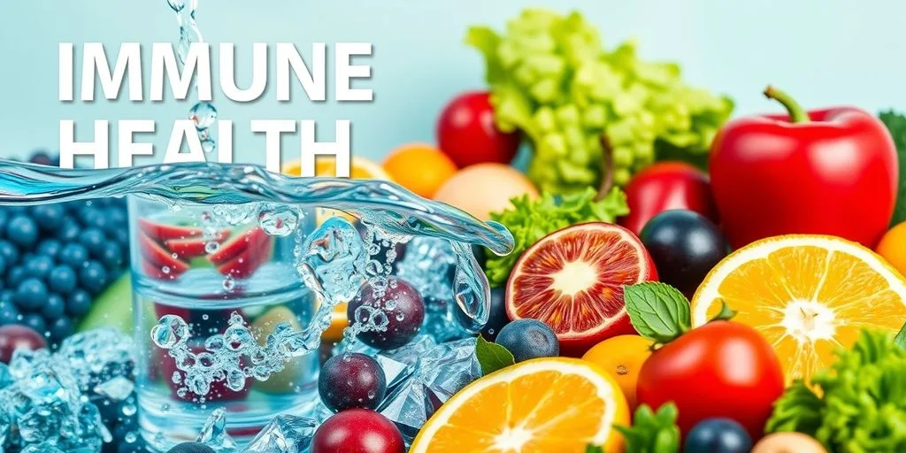 Fruits et légumes frais pour renforcer l'immunité.