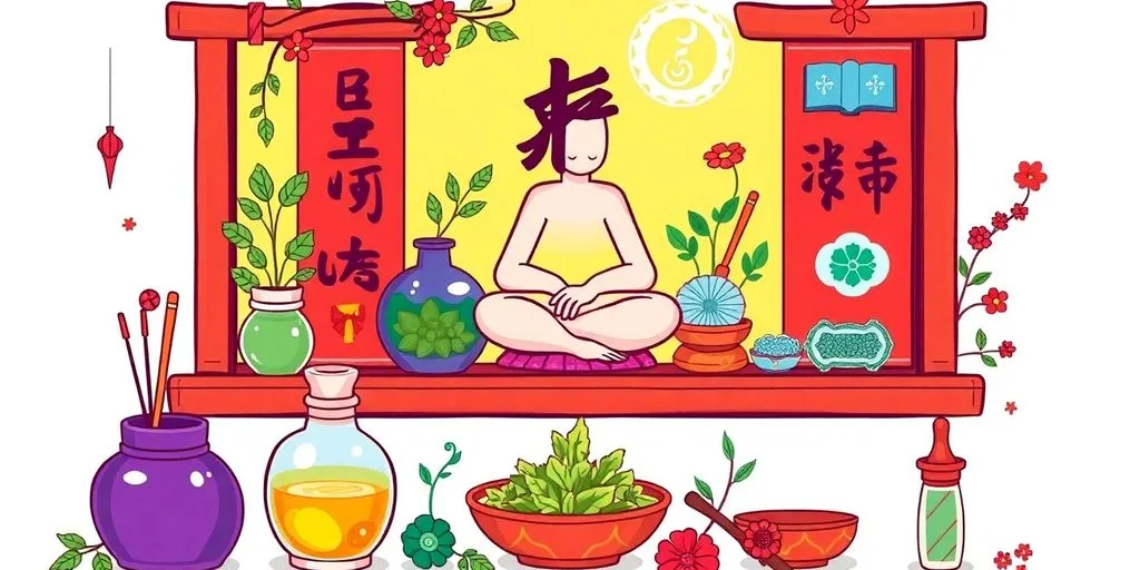 Pratiques de médecine chinoise traditionnelle dans un cadre moderne.