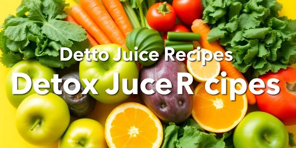 Variété de fruits et légumes pour jus détox.