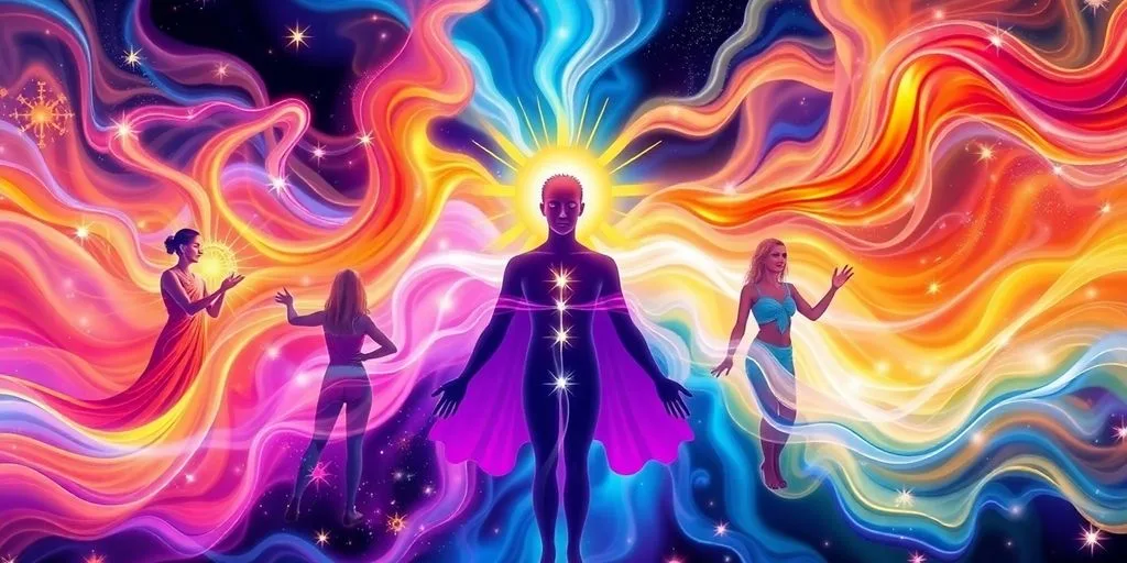 Illustration d'une pratique de psychologie énergétique.