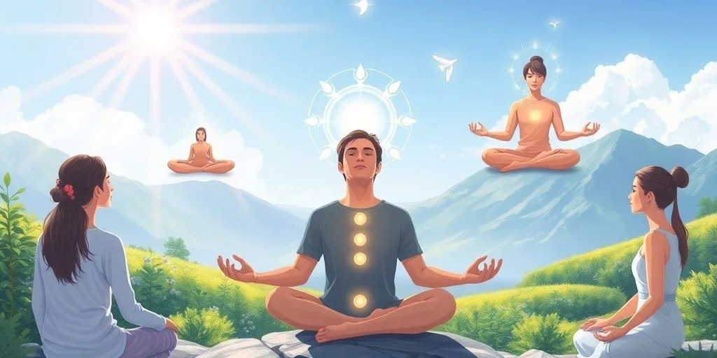 Illustration de la pratique de la psychologie énergétique.