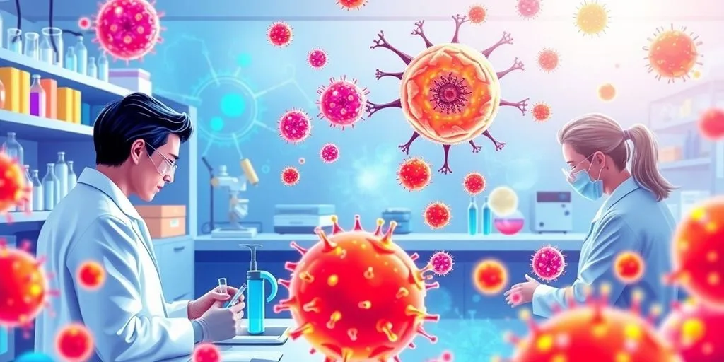 Illustration de la reprogrammation cellulaire en médecine régénérative.