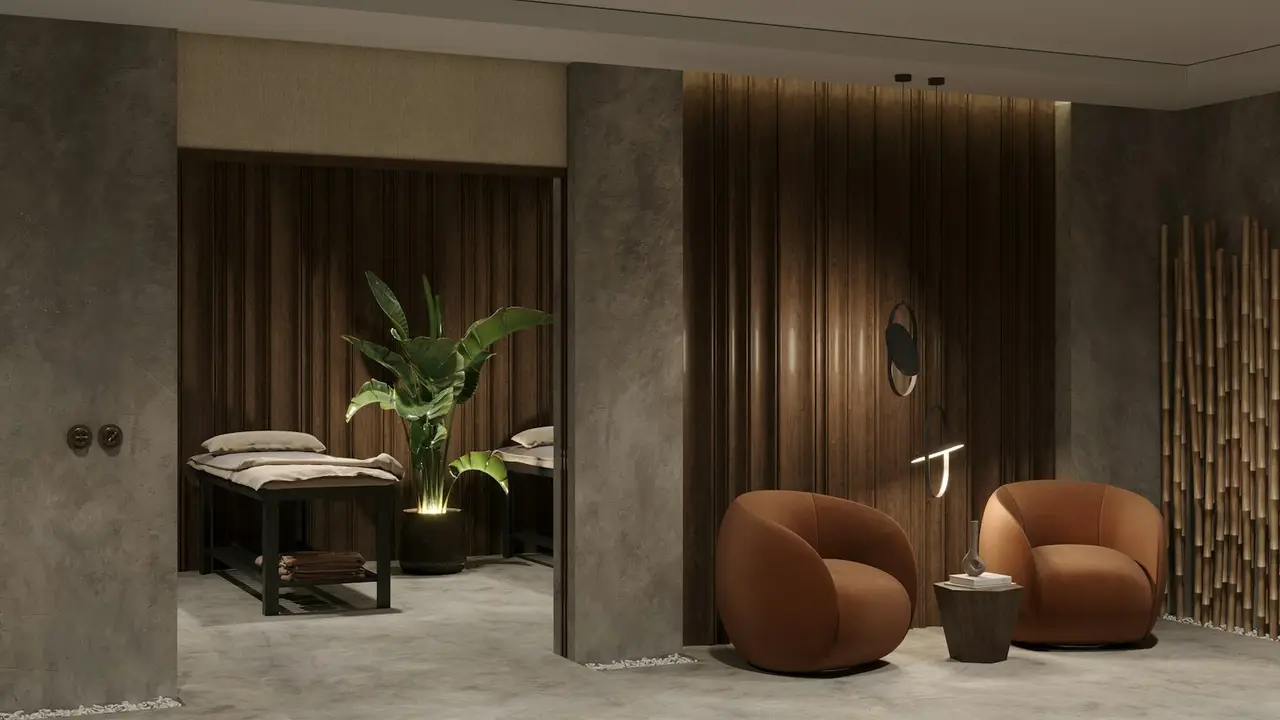 Intérieur d'un spa moderne